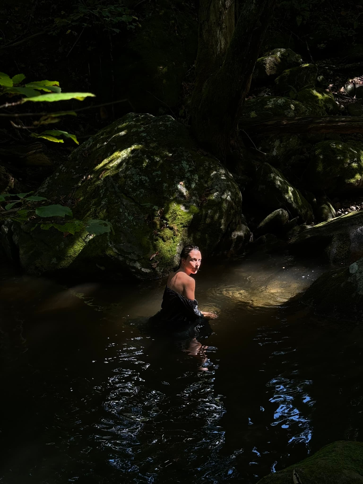 the threshold — light on water